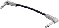 Pyle-Pro PCBLG6 12 Gauge  Right Angle Metal 1/4 To 1/4 Guitar Patch Cable 6 Inch