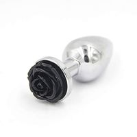 Metal Amal Plug with Flower Shape Jewelry for Men Women