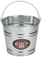 Behrens High Grade Steel 1208GS 8 Qt Silver Galvanized Steel Pail