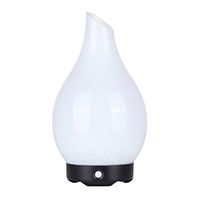 WideWise Premium Glass Diffuser 120ml Essential Oil Diffuser, Ultrasonic Aroma Humidifier Cool Mist Humidifier Air Purify (White)