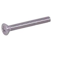 18-8 Stainless Steel Machine Screw, Plain Finish, Oval Head, Phillips Drive, Meets ASME B18.6.3, 1/4" Length, Fully Threaded, #8-32 UNC Threads (Pack of 100)