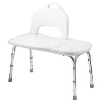 Moen DN7065 Home Care 33.25-Inch W x 19.25-Inch D Adjustable Height Bath Safety Shower Transfer Bench Glacier