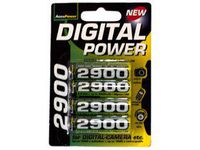 4 X Aa 2900 Mah Accupower Nimh Rechargeable Batteries