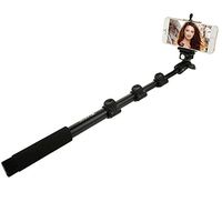 Selfie Stick for DJI Osmo Action/GoPro, PULUZ Telescoping Handheld Monopod Pole - Extendable Hand Grip with Tripod & Screw for Sports Action Cameras & Smartphones, Length: 15.75-47.24in