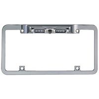 BOYO VTL200IRTJ - Full-Frame License Plate Backup Camera with Night Vision and Active Parking Lines (Chrome)