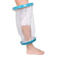 Kids Cast Cover for Shower Knee Waterproof Knee Shower Cast Protector, Watertight Protection for Knee Replacement Surgery and Wound