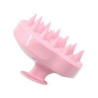 Silicone Head Body Massager Shampoo Scalp Massage Brush Hair Washing Comb Body Shower Brush Bath Spa Slimming Massage Brush - Pink