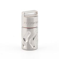 Titaner Titanium Waterproof Container Machined Pill Case (Titanium)