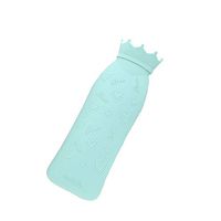 Warmer Hot Water Bag Large Hot Water Bottle Knit Set Cute Thick Water-Filled Hot Water Bottle (550ml) for Pain Relief, Hot and Cold Therapy (Color : Blue)