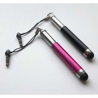 Bargains Depot 2 pcs (2 in 1 Bundle Combo Pack) 3.5MM JACK RETRACTABLE / EXPANDABLE / ATTACHABLE MINI Capacitive Stylus/styli Universal Touch Screen Pen for Cell Phone / Smartphone - Pink/Black