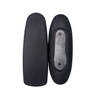 HEALLILY Chair Armrest Pads Memory Foam Elbow Pillow Support PU Leather Arm Rest Covers for Electic Wheelchair 2PCS