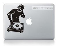 DJ Silhouette - Decal Sticker for MacBook, Air, Pro All Models