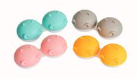 Sports Vision's New 12 Pieces Hippo Animal Cute Contact Lens Storage/Soaking Case