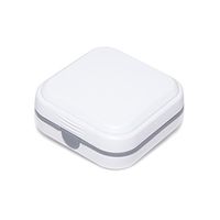 Durable Hearing Amplifier Storage Case - Ideal for CIC ITE BTE RIC Hearing Aid/Small Electronic Device, White