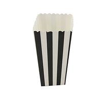 Youmewell Black Striped Paper Popcorn Boxes 36 Count