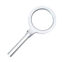 ZH Magnifier Portable Magnifier, Handheld LED Light HD Reading Magnifier