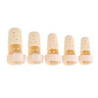 RollingBronze 5pcs Finger Splint Brace Plastic Finger Support Protector Immobilizer for Fingers Joint Pain Arthritis