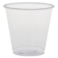 SCCTK35 Plastic Sampling Cups, 3.5 oz, Clear, Polystyrene