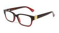 Foster Grant Women's Roxanna Rectangular Reading Glasses NWT (burgundy, 2.00)