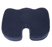Deluxe Comfort Coccyx Orthopedic Memory Foam – Sciatica Relief – Tailbone Support – Great For Car Or Office – Seat Cushion, Dark Blue