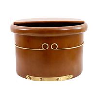 Foot Tub Foot Bath Tub,Cypress Wood Foot Bucket,Seamless Splicing,Household Steamed, Foot Spa Wooden Tub
