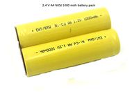 Shaver Battery Upgrade Pack - 2.4V AA 1000 Mah Nicd with Solder Tabs - Fits Most Norelco and Remington Models by Ceba/QRW