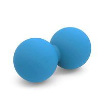 LANA Peanut Massage Ball Yoga Trigger Point Massage Ball Muscle Relaxation Fascia Yoga Physiotherapy Exercise Fitness Ball Small Portable Fascia Ball (Color : Blue)