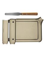 Right Hand Pill Counting Tray with Spatula (Black - Wood Handle)