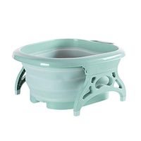 Foot Massagers Foot Bath Barrel Wash The Foot Bucket Pedicure Bucket Foldable Plastic Foot Tub Green Massage Bucket Spa Massage Pedicure Bucket Household Foot Bath Barrel Give Your Family The Best Gif