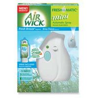 Air Wick Metered Starter Kit,w/Unit/1-6.17oz Fresh Breeze