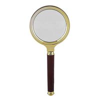 Liobaba 10X Handheld Magnifier Reading Magnifying Glass Lens Jewelry Loupe Ideal for Reading Crafts Hobby 60/70/80MM