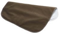 Duro-Med Protective Seat and Bed Pad, Brown Velour (Pack of 2)