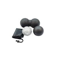 Yoga ball1 Set Health Peanut Massage Ball Spike Hand Fitness Ball Yoga Myofascial Release Gym Sport Body Massager Roller