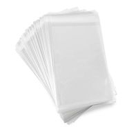 250 Transparent Cello Sleeves (6 x 9 Inch) - Resealable Crystal Clear Envelope w/Adhesive Flap - Cellophane Plastic Bag for Storing Greeting Card, Photo, Gift, Stationery (1.2 Mil) CELLO6X9CL250