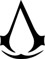 LCK Unique Design Video Games Assassins Creed Logo, Black, 6 Inch, Die Cut Vinyl Decal, for Windows, Cars, Trucks, Toolbox, Laptops, MacBook-virtually Any Hard Smooth Surface