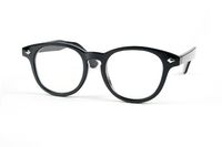 Pop Fashionwear Classic Retro Round Clear Glasses P1227cl (Black)