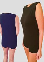 Adult and Child Onesie Incontinence (Adult Medium, Black)