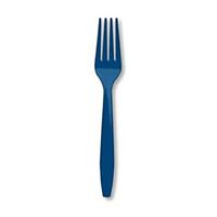 Navy Blue Forks