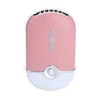 WitMoving Mini Handheld Fan Cooling USB Rechargeable Bladeless Small Handheld Fan for Eyelash Extansion Nail Beauty - Pink