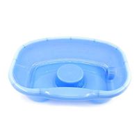 ZQXFP LYX@ Sit-up wash Basin, Thickening Anti-Fall Type Bed Elderly 瘫痪 Patient Medical Care Pregnant Women Children Shampoo wash Basin Lying in Bed Shampoo Sky Blue