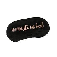 Namasté in Bed Sleep Mask in Black and Rose Gold