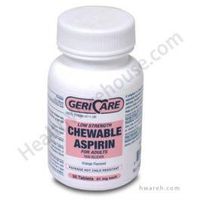 Aspirin Adult Chewable 81 mg Tablets 36 ct by Geri-Care Pharmaceutical Corp.