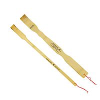 BambooMN 17" Bamboo Wooden Back Scratchers Plus Free Travel Size Backsratcher for Itchy Relief