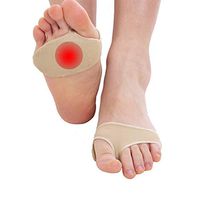 Hxijob Forefoot Pad, Ladies High Heel Pad, Silicone Half Size Comfortable Mat,Metatarsal Gel Protector Cushion Pads - Relieve Ball of Foot Forefoot