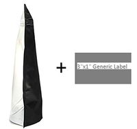 100 Smell Proof Bags (w/Cross Label) - 1/8 Ounce Mylar Bags with Labels