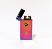 Obilisk Premium Dual Arc Lighter USB Rechargeable Windproof Flameless for Cigarette/Cigar/Candle/Incense Sticks with Charging Cable and Gift Box