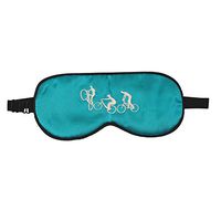 ONE NEW SILK TRAVEL PATTERN EMBROIDERY EYE COVER SLEEP MASK SHADE