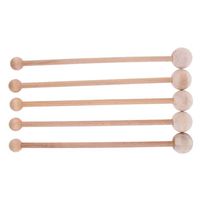 5X Durable Wooden Back Shoulder Massage Hammer Sticks Full Body Reduce Fatigue Pain