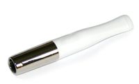 Cigarette Holder Denicotea White and Silver Color