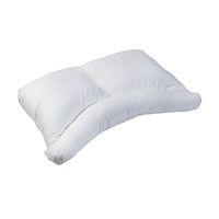HealthSmart Side Sleeper Pillow with Curved Center Lobe, Relieves Neck Pain, Hypoallergenic, 24 x 7 x 16, White